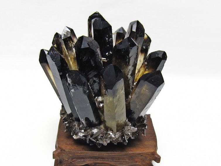 黒水晶 ブラッククォーツ クラスター [t802-6539] 1枚目