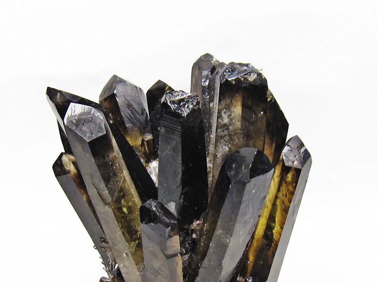 1.1Kg黒水晶 ブラッククォーツ クラスター [t802-6563] 3枚目