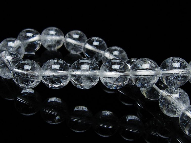 クラック水晶ブレスレット 9mm [T82-10465] 2枚目