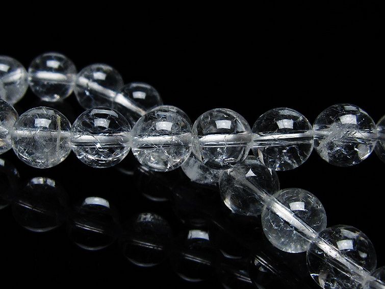 クラック水晶ブレスレット 9mm [T82-10491] 2枚目