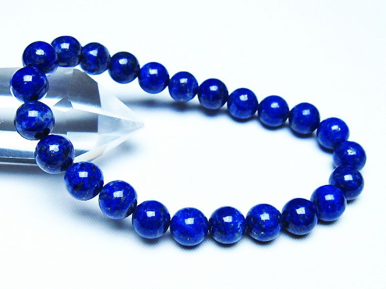 ラピスラズリブレスレット 8mm [t83-11262] 1枚目