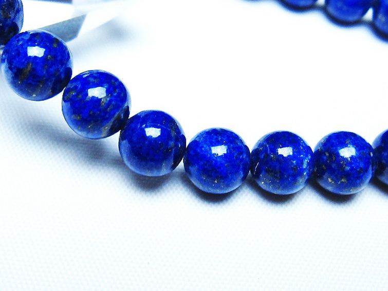 ラピスラズリブレスレット 8mm [t83-11262] 3枚目