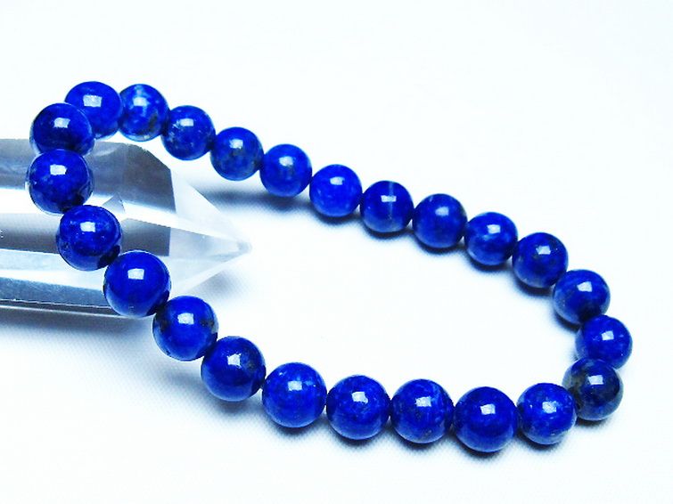 ラピスラズリブレスレット 8mm [t83-11263] 1枚目
