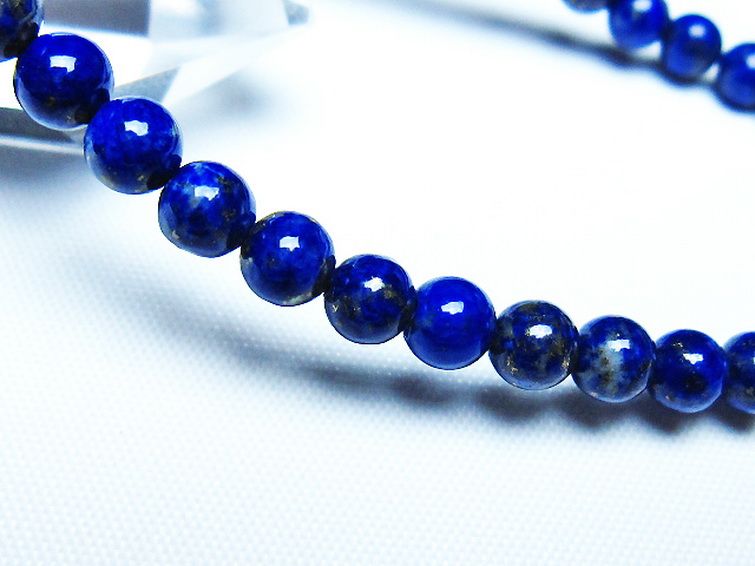 ラピスラズリブレスレット 5mm [t83-11280] 3枚目