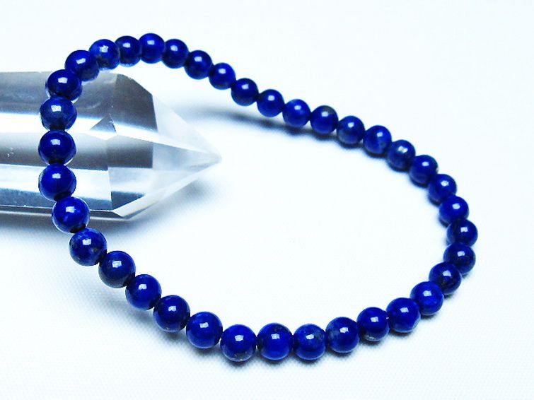 ラピスラズリブレスレット 5mm [t83-11325] 1枚目