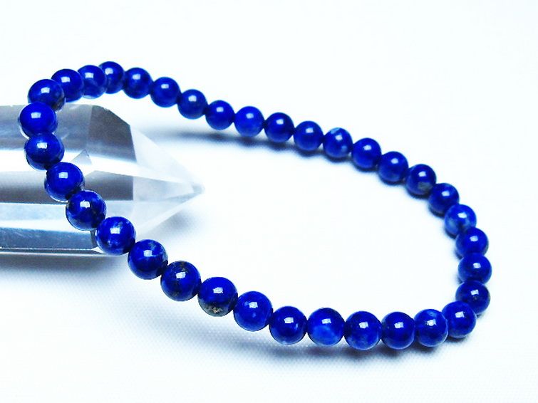 ラピスラズリブレスレット 5mm [t83-11332] 1枚目