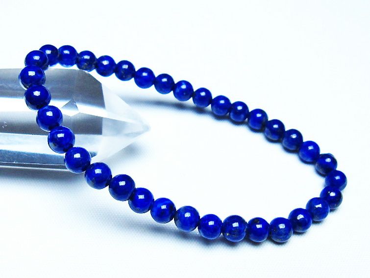ラピスラズリブレスレット 5mm [t83-11336] 1枚目