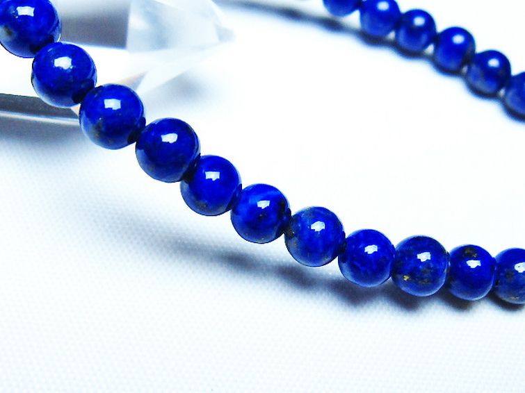 ラピスラズリブレスレット 5mm [t83-11336] 3枚目