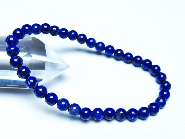 ラピスラズリブレスレット 5mm [t83-11337] 1枚目