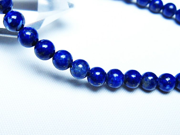 ラピスラズリブレスレット 5mm [t83-11337] 3枚目