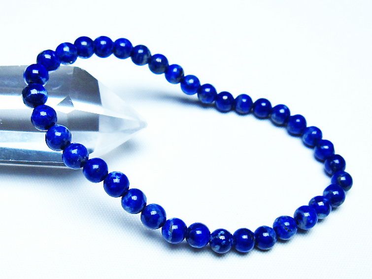ラピスラズリブレスレット 5mm [t83-11342] 1枚目
