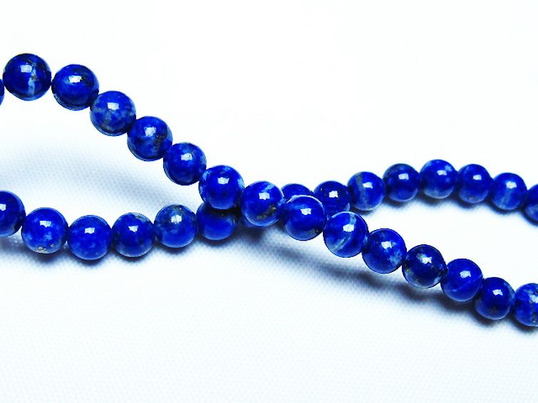 ラピスラズリブレスレット 5mm [t83-11342] 2枚目