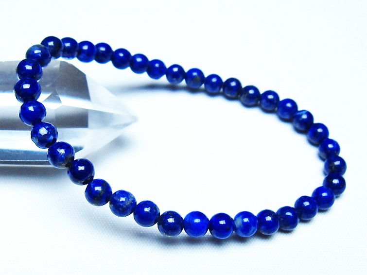 ラピスラズリブレスレット 5mm [t83-11349] 1枚目
