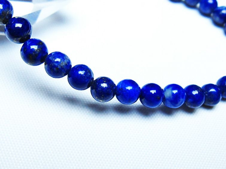 ラピスラズリブレスレット 5mm [t83-11349] 3枚目