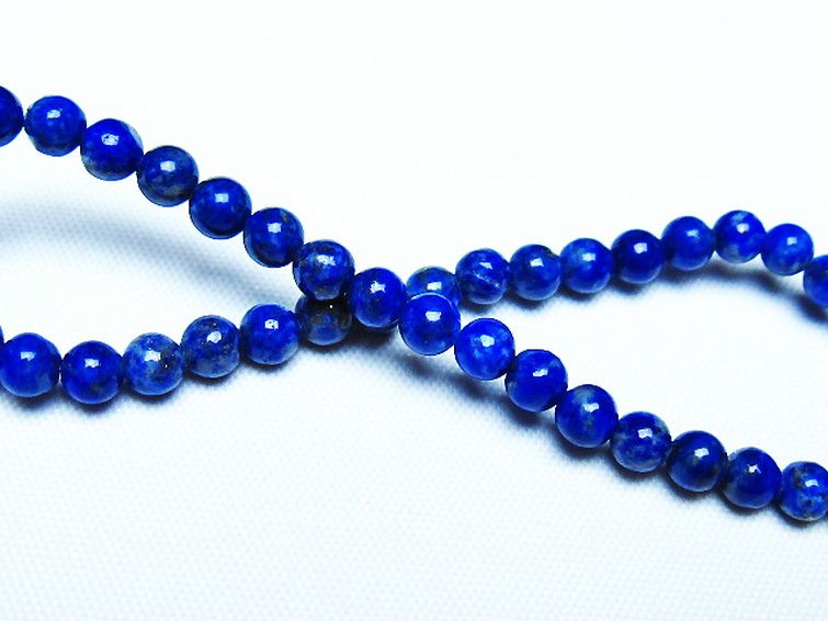 ラピスラズリブレスレット 4mm [t83-11364] 2枚目