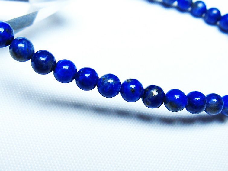 ラピスラズリブレスレット 4mm [t83-11369] 3枚目