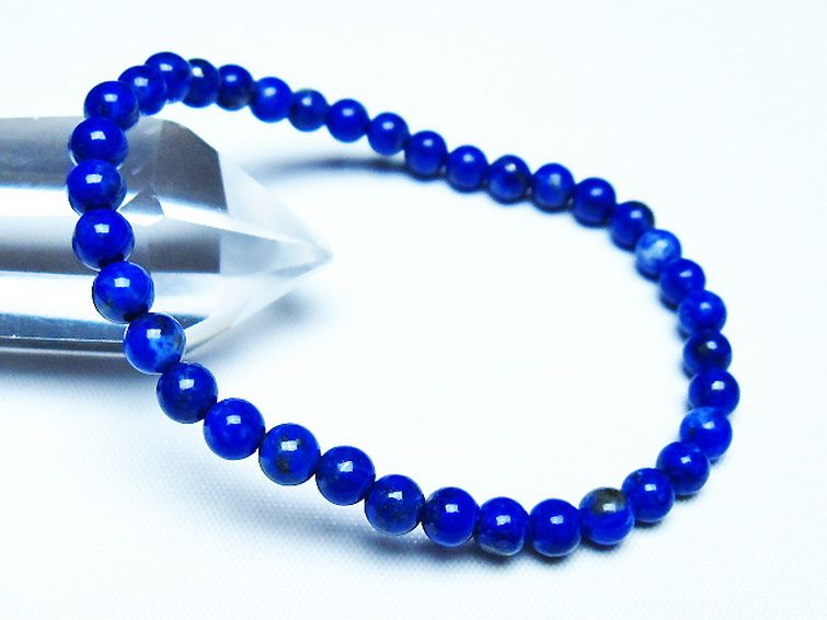 ラピスラズリブレスレット 5mm [t83-11375] 1枚目