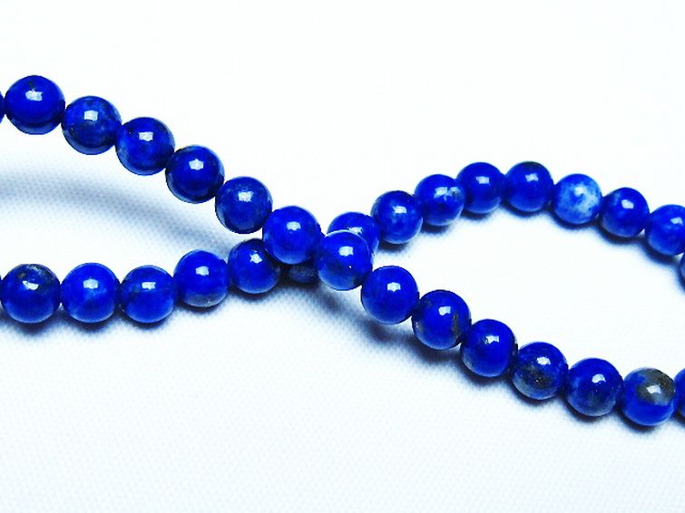 ラピスラズリブレスレット 5mm [t83-11375] 2枚目