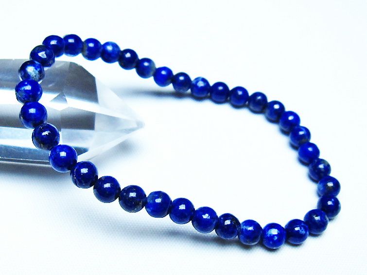 ラピスラズリブレスレット 5mm [t83-11376] 1枚目