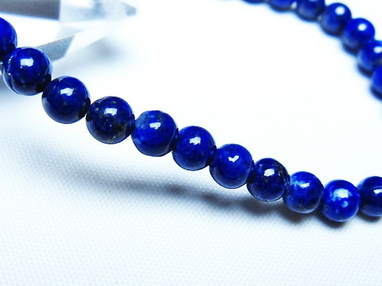 ラピスラズリブレスレット 5mm [t83-11376] 3枚目