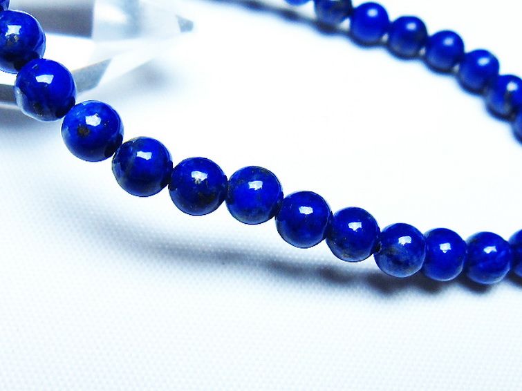 ラピスラズリブレスレット 5mm [t83-11387] 3枚目