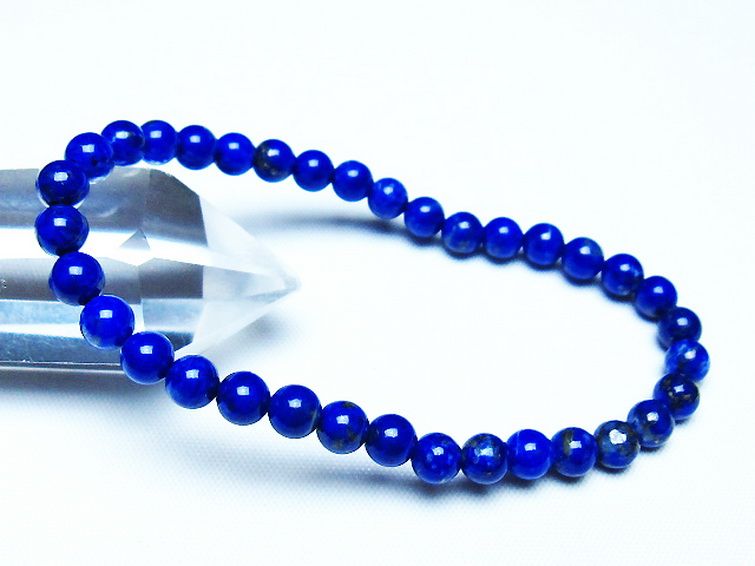 ラピスラズリブレスレット 5mm [t83-11399] 1枚目