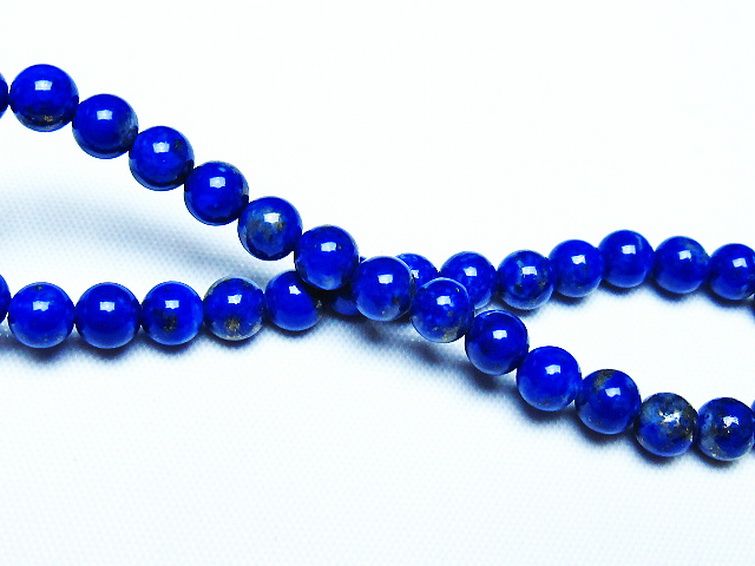 ラピスラズリブレスレット 5mm [t83-11399] 2枚目