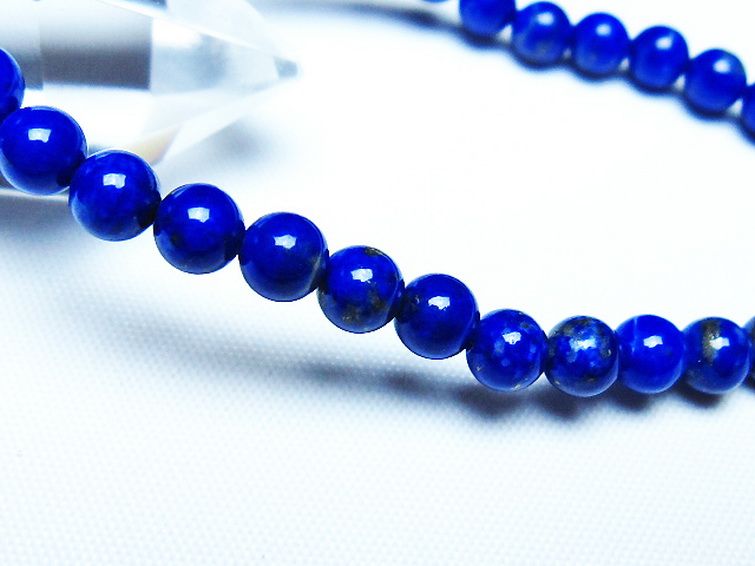 ラピスラズリブレスレット 5mm [t83-11399] 3枚目