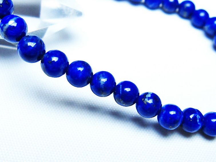 ラピスラズリブレスレット 5mm [t83-11406] 3枚目