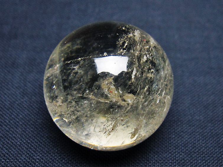 ヒマラヤ水晶丸玉 24mm [T91-8808] 1枚目