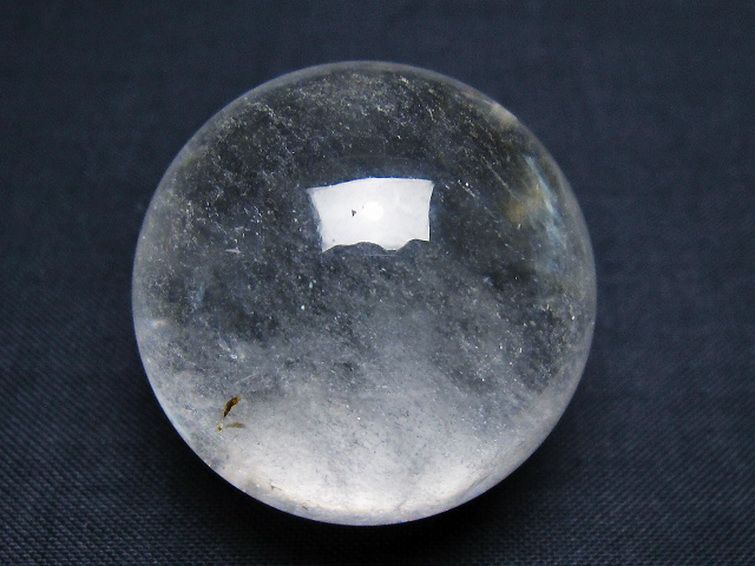 ヒマラヤ水晶丸玉 34mm [T91-9004] 1枚目