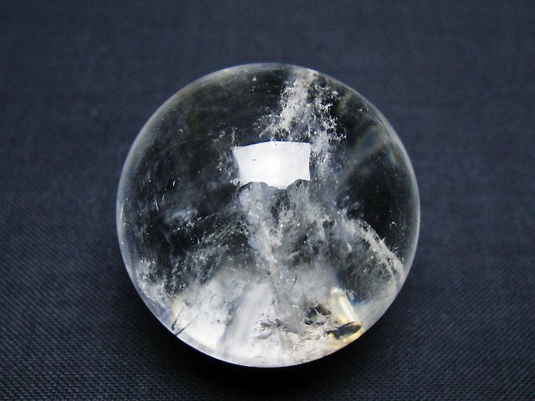 ヒマラヤ水晶丸玉 32mm [T91-9032] 1枚目