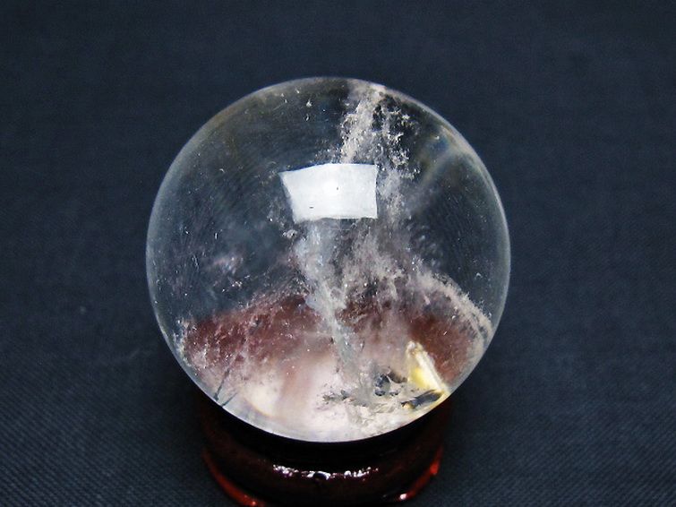 ヒマラヤ水晶丸玉 32mm [T91-9032] 3枚目