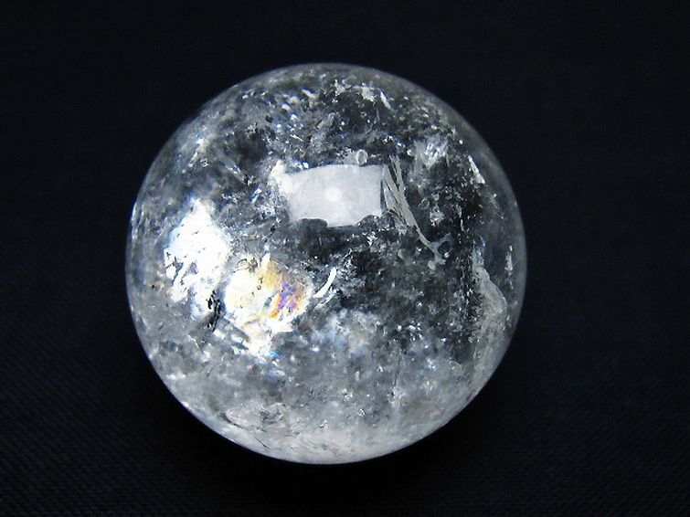 ヒマラヤ水晶丸玉 30mm [t91-9148] 1枚目
