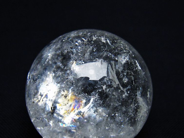 ヒマラヤ水晶丸玉 30mm [t91-9148] 2枚目