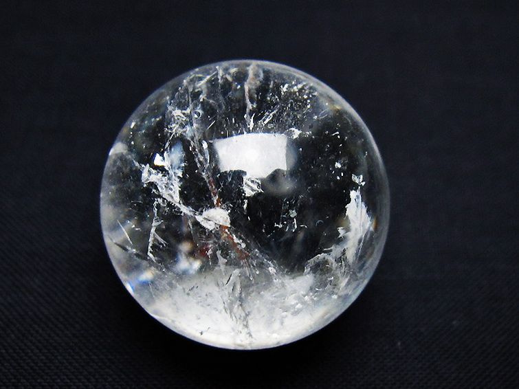 ヒマラヤ水晶丸玉 27mm [t91-9160] 1枚目