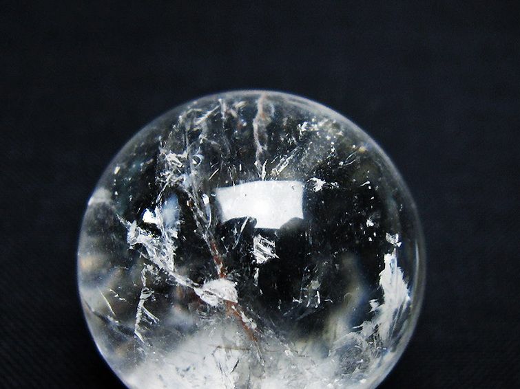 ヒマラヤ水晶丸玉 27mm [t91-9160] 2枚目