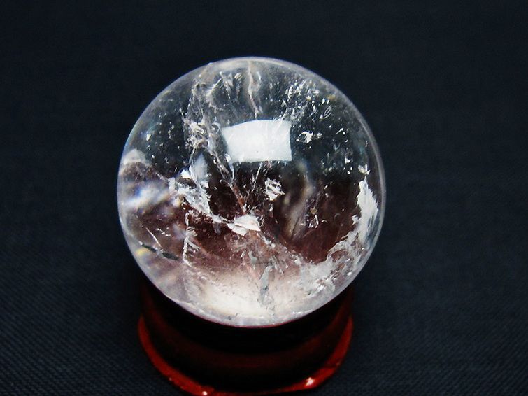 ヒマラヤ水晶丸玉 27mm [t91-9160] 3枚目