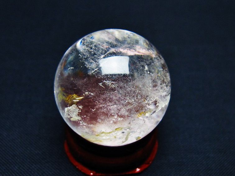 ヒマラヤ水晶丸玉 27mm [t91-9161] 3枚目