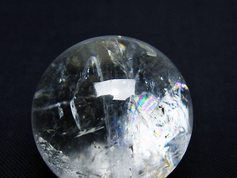 ヒマラヤ水晶丸玉 27mm [t91-9162] 2枚目