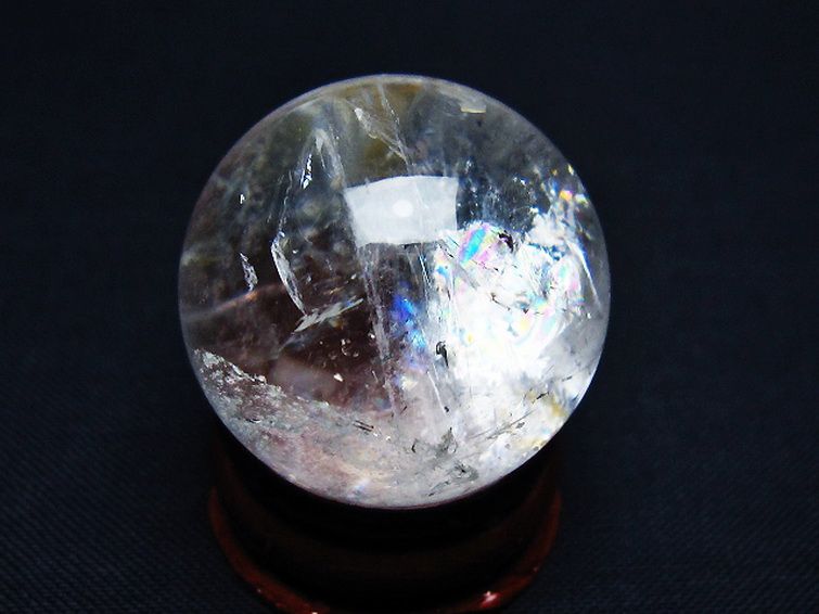 ヒマラヤ水晶丸玉 27mm [t91-9162] 3枚目