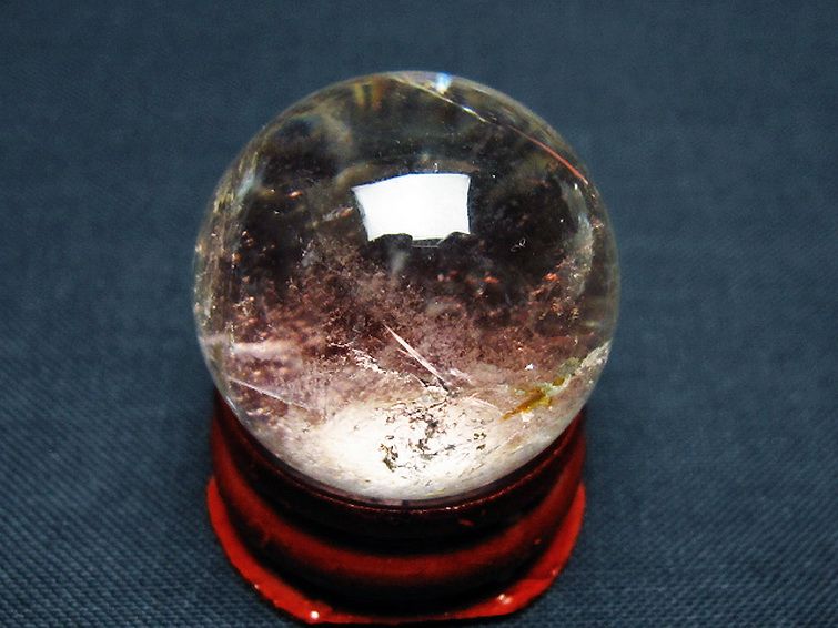 ヒマラヤ水晶丸玉 25mm [t91-9167] 3枚目