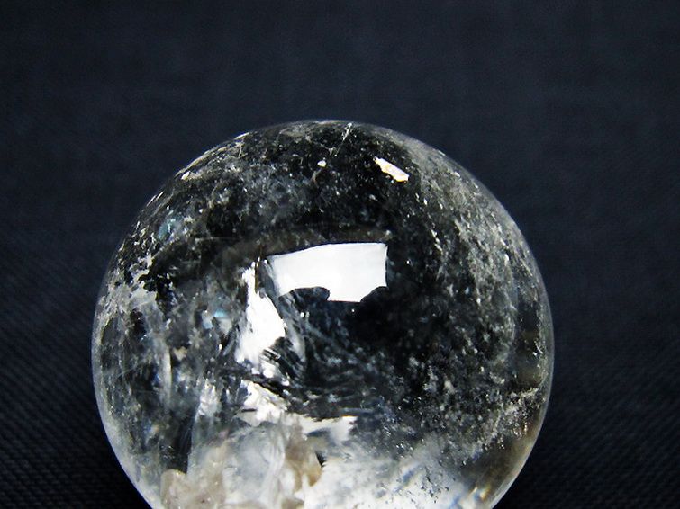 ヒマラヤ水晶丸玉 25mm [t91-9168] 2枚目