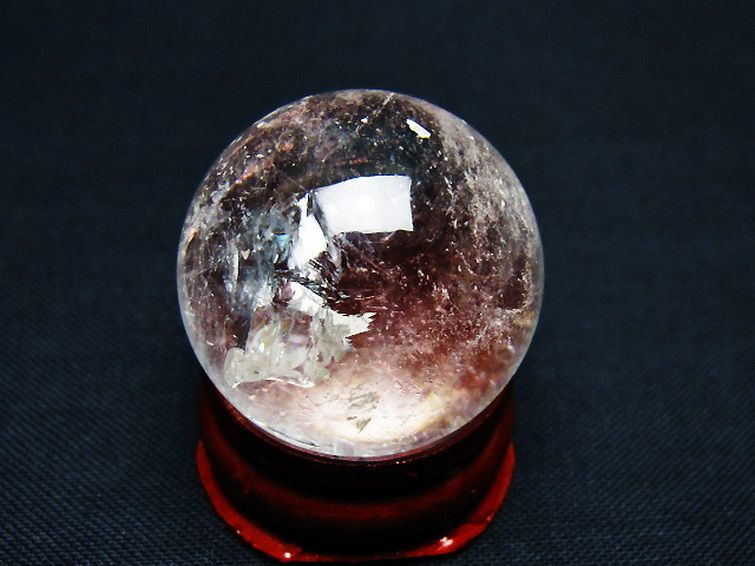 ヒマラヤ水晶丸玉 25mm [t91-9168] 3枚目