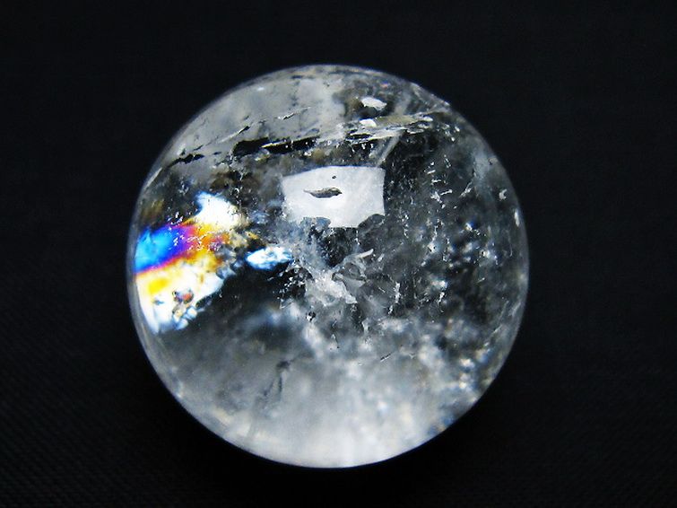 ヒマラヤ水晶丸玉 28mm [t91-9176] 1枚目