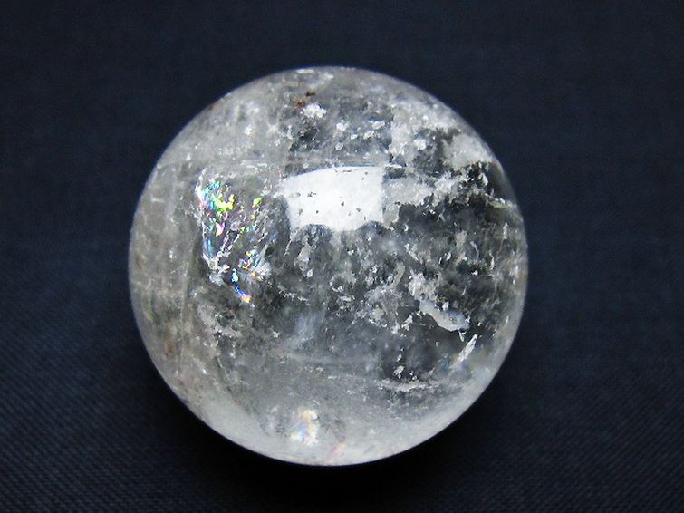 ヒマラヤ水晶丸玉 32mm [t91-9187] 1枚目