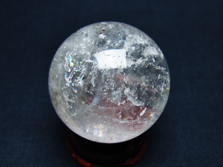 ヒマラヤ水晶丸玉 32mm [t91-9187] 3枚目