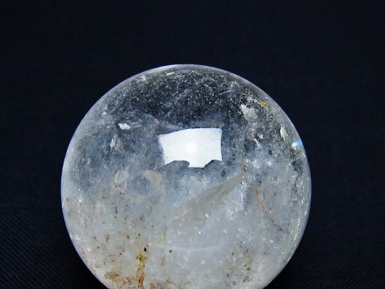 ヒマラヤ水晶丸玉 33mm [t91-9190] 2枚目