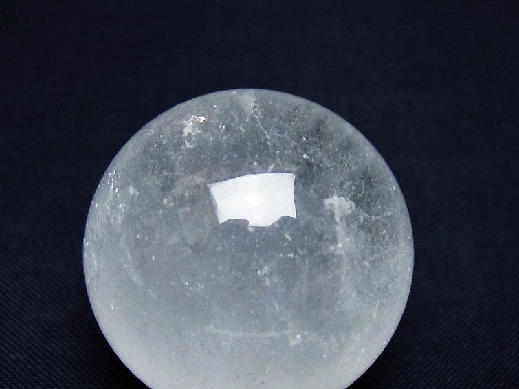 ヒマラヤ水晶丸玉 34mm [t91-9191] 2枚目