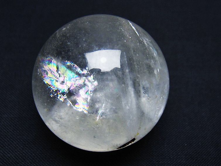 ヒマラヤ水晶丸玉 35mm [t91-9236] 1枚目